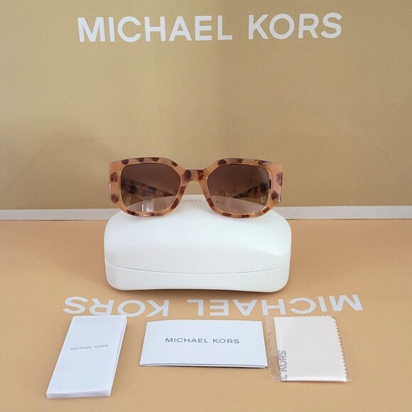 Michael Kors Denali Marigold Tortoise Brown Gradient Sunglasses Cut Away 2239U - Picture 1 of 7